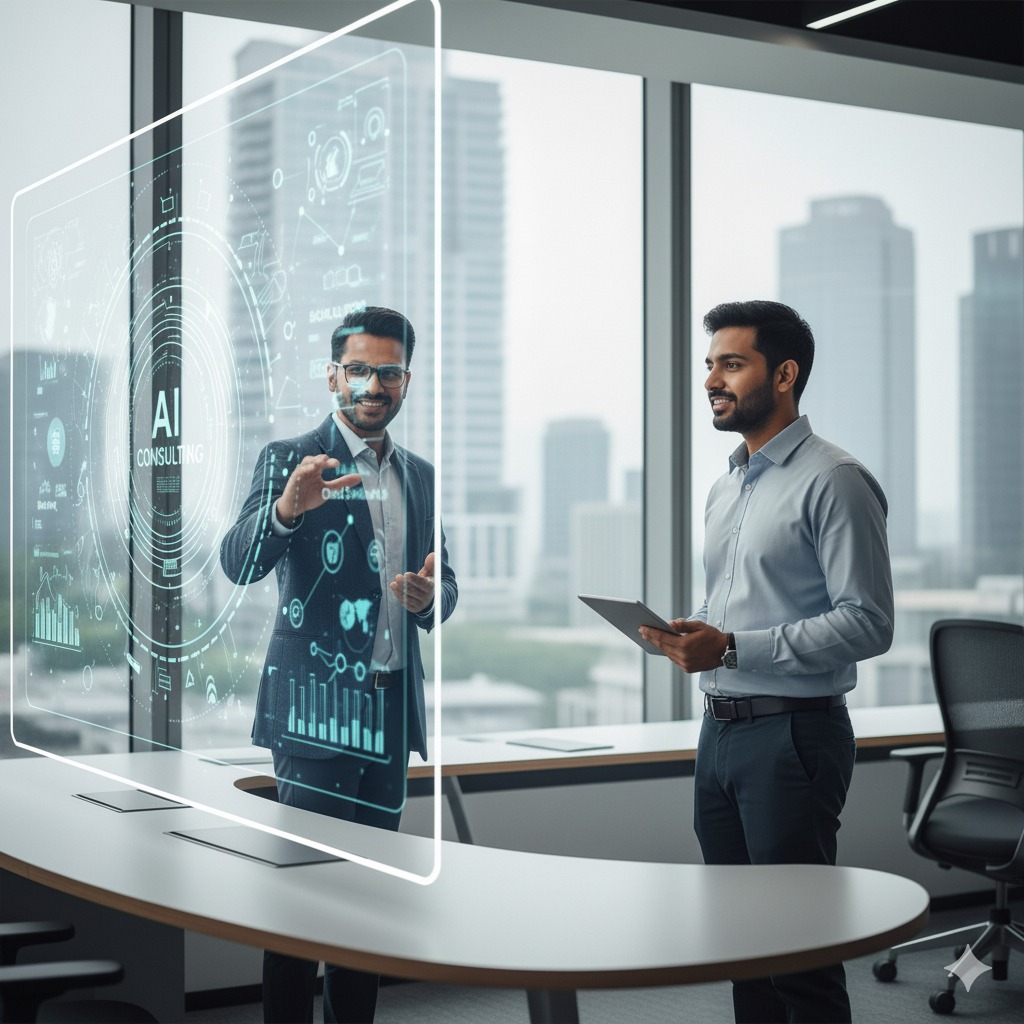 Two diverse colleagues analyzing data on a screen